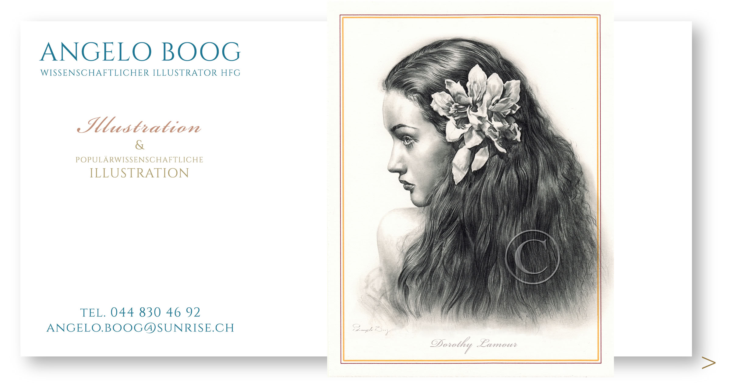 Portrait Vahine Südsee Beauty Paradies Dorothy Lamour